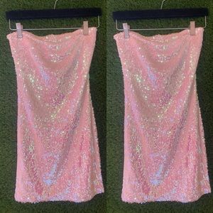 High Fashion Sequin Mini Dress